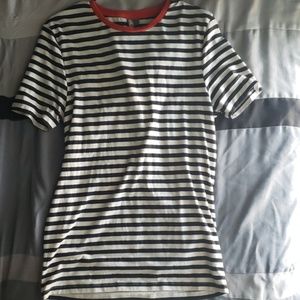 ASOS Striped Black & White Tee Shirt